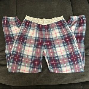 Plaid girls Justice pajama bottoms